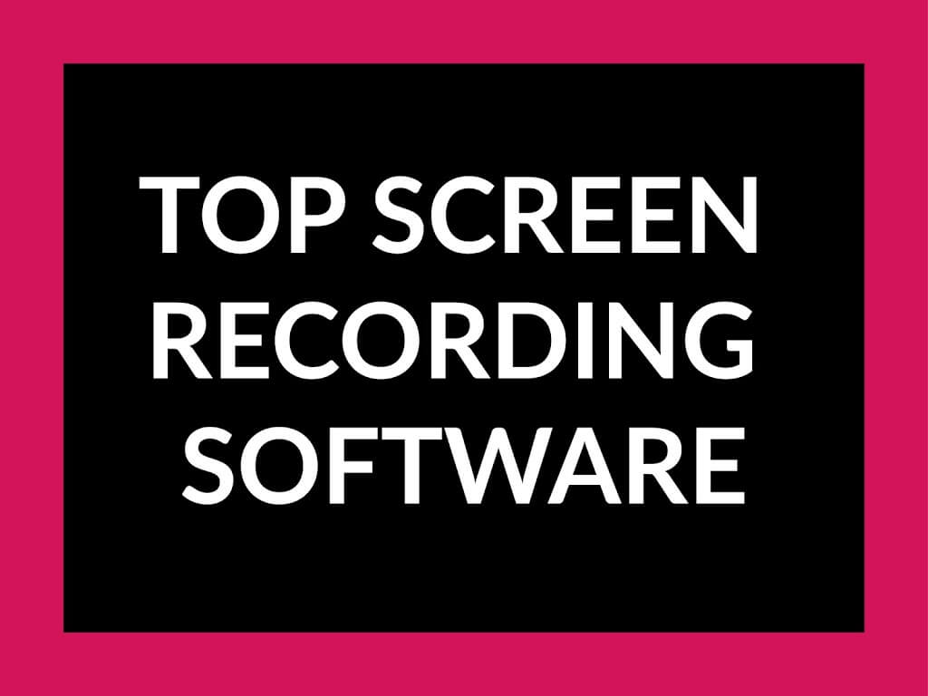 Best Screen Recorder software for windows (2019)