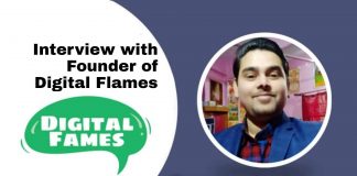 Interview with Gaurav Joshi, A Passionate Blogger & Founder of Digital Fames